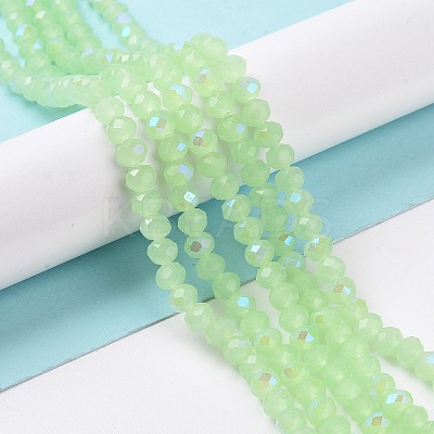 Electroplate Glass Beads Strands EGLA-A034-J2mm-L04-1
