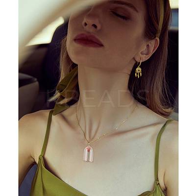 DIY Glass Dome Vial Pendant Making Kit DIY-CA0004-18-1