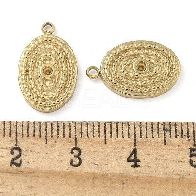 Ion Plating(IP) 304 Stainless Steel Pendant Rhinestone Settings STAS-B075-17G-1