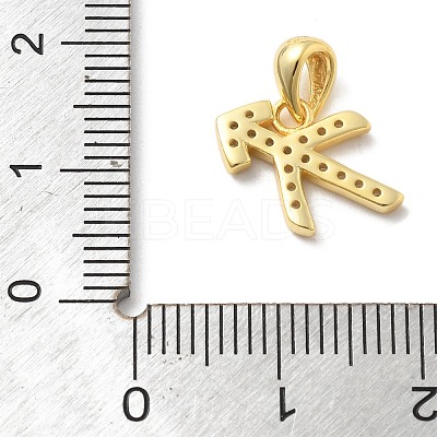 925 Sterling Silver Micro Pave Clear Cubic Zirconia Pendants STER-Z012-06G-11-1