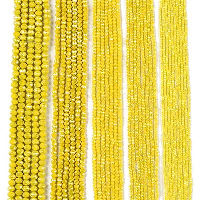 Electroplate Glass Beads Strands LS-EGLA-A044-P8mm-B04-1