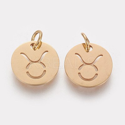 304 Stainless Steel Charms STAS-Q201-T445-2G-1