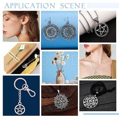 28Pcs 7 Style Tibetan Style Zinc Alloy Pendants FIND-PH0010-02-1
