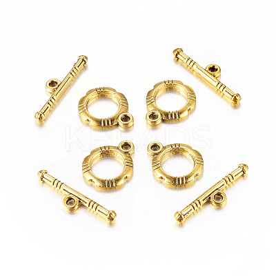 Tibetan Style Alloy Toggle Clasps LS-X-GLF0322Y-1