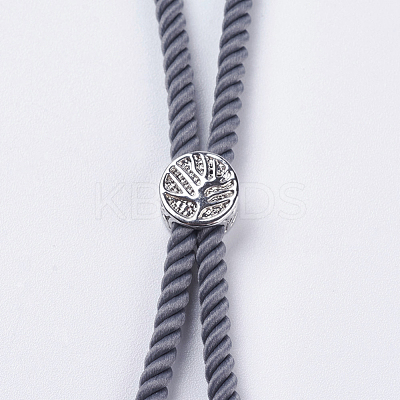 Nylon Twisted Cord Bracelet Making X-MAK-F018-07P-RS-1