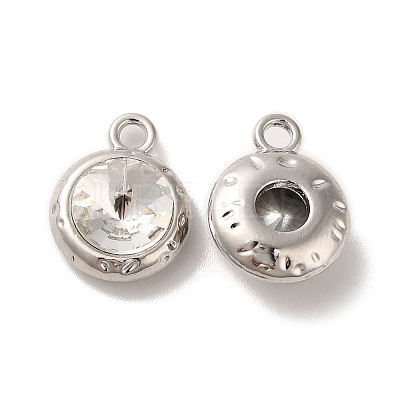 Glass Pendants PALLOY-O106-21P-01-1