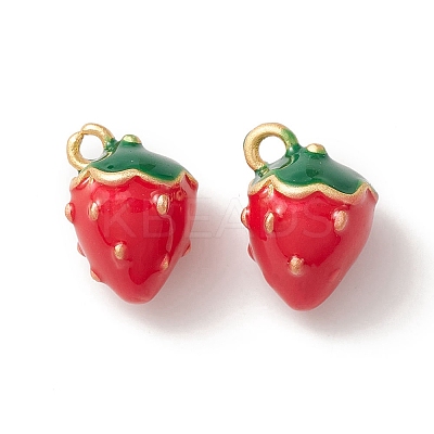 2Pcs Brass Enamel Charms KK-YW0001-80-1