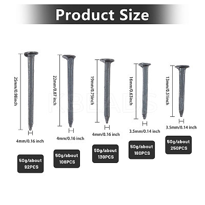 1Set Iron Pyramid Spikes FIND-CA0009-61-1