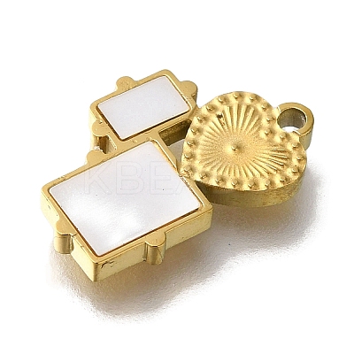 Ion Plating(IP) 304 Stainless Steel Manual Polishing Charms STAS-M059-05G-02-1