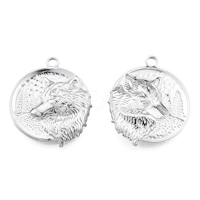 Non-Tarnish 201 Stainless Steel Pendants STAS-N098-267P-1
