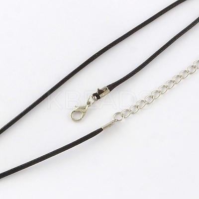 Waxed Cotton Cord Necklace Making MAK-S032-1.5mm-113-1