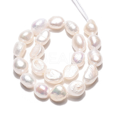 Natural Cultured Freshwater Pearl Beads Strands PEAR-N028-05-1