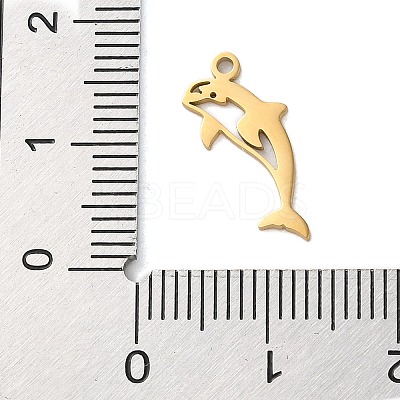304 Stainless Steel Charms STAS-S138-01G-04-1