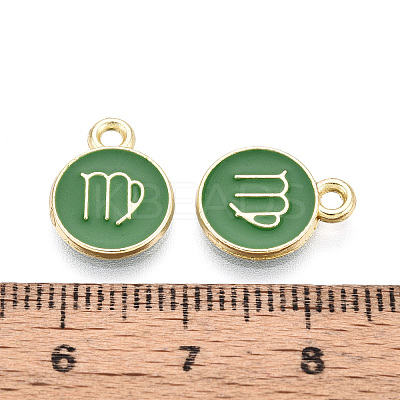 Alloy and Enamel Charms ENAM-T021-28H-1
