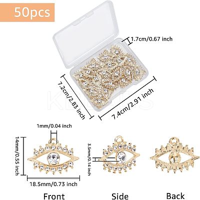 50Pcs Alloy Pendants FIND-FH0004-63-1