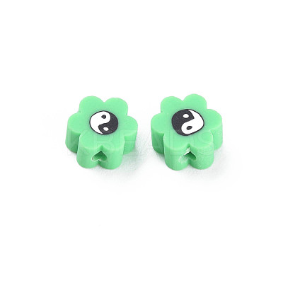 Handmade Polymer Clay Beads CLAY-N008-027H-1