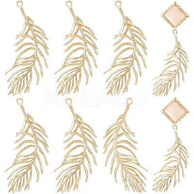 Brass Pendants KK-BC0008-85-1