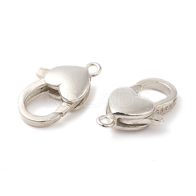 925 Sterling Silver Lobster Claw Clasps STER-NH0001-31S-1