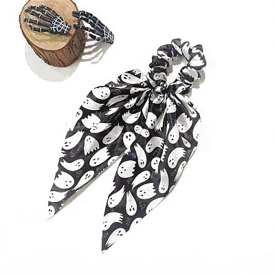 Halloween Theme Cloth Elastic Hair Accessories for Girls or Women PW-WGB7684-02-1