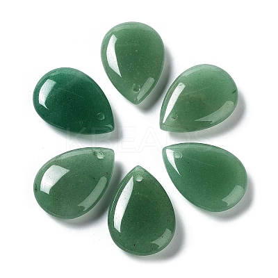 Natural Green Aventurine Pendants G-B013-06I-01-1