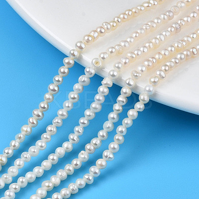 Natural Cultured Freshwater Pearl Beads Strands PEAR-N013-02D-1