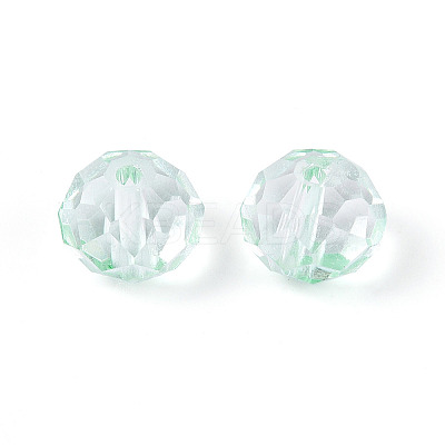 Baking Paint Transparent Glass Beads GLAA-N011-10mm-07-1