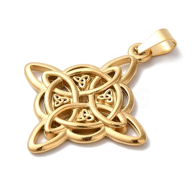 PVD Vacuum Plating 304 Stainless Steel Pendants STAS-L081-033G-1