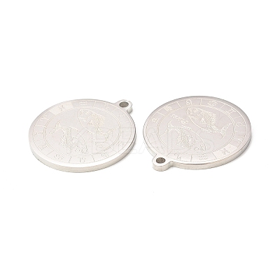 Non-Tarnish 304 Stainless Steel Pendants LS-STAS-A074-03K-P-1