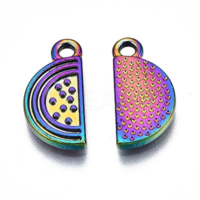 Rainbow Color Alloy Pendants PALLOY-S180-218-NR-1