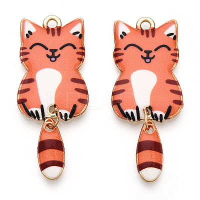 Alloy Enamel Pendants FIND-Q102-12G-1