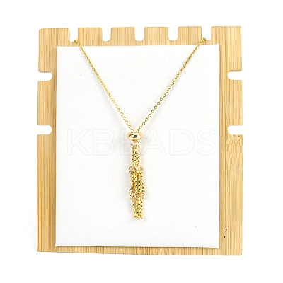 Stainless Steel Macrame Pouch Braided Gemstone Holder Pendant Necklace Making PW-WG22781-04-1