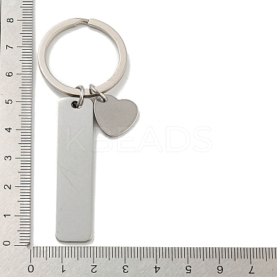 Teacher's Day Gift 201 Stainless Steel Word Thank You Keychains KEYC-E040-05P-01-1