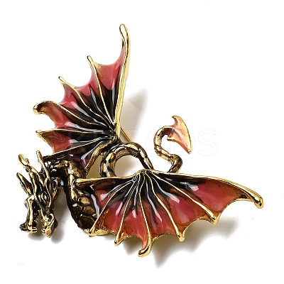 Dragon Enamel Pins JEWB-L026-02AG-03-1