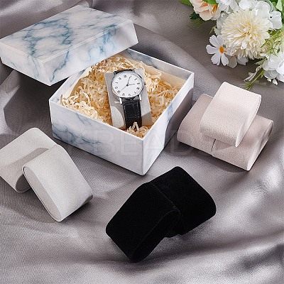 12Pcs 3 Styles Velvet Jewelry Watch Display Pillows BDIS-PH0001-09-1