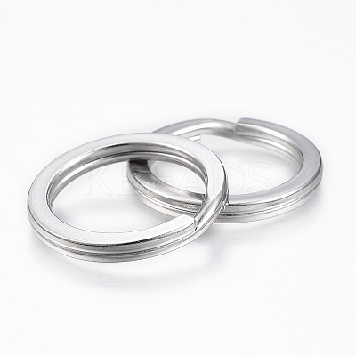 Tarnish Resistant 304 Stainless Steel Split Key Rings LS-STAS-P177-1.8x20mm-P-1