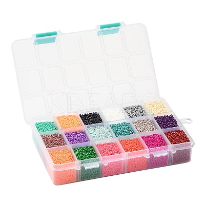 FGB 450G 18 Colors 12/0 Grade A Round Glass Seed Beads SEED-JP0012-09-2mm-1
