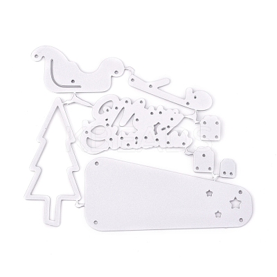 Christmas Carbon Steel Cutting Dies Stencils DIY-K015-27-1