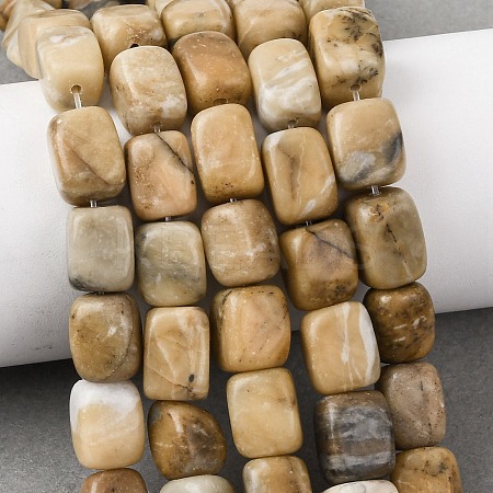 Natural Huanglong Jade Beads Strands G-D098-D10-1