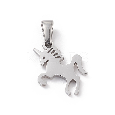 Non-Tarnish 304 Stainless Steel Charms STAS-G284-22P-1