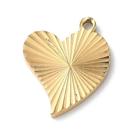 Ion Plating(IP) 304 Stainless Steel Pendants STAS-D025-09G-1