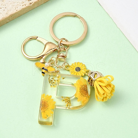 Resin & Alloy Enamel Keychain KEYC-YW00134-16-1