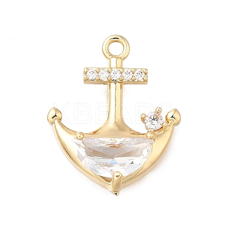 Brass Micro Pave Cubic Zirconia Pendants LS-KK-Q048-09G-1