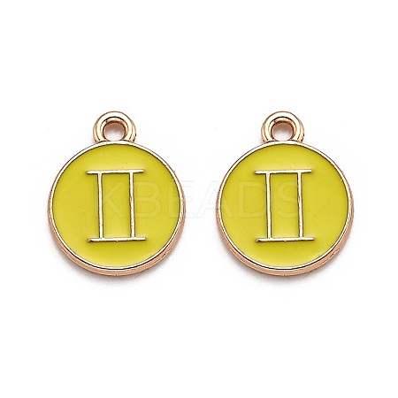 Alloy Enamel Pendants LS-ENAM-S124-01B-14I-1