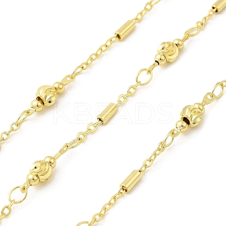 Brass Figaro Chains KK-D391-06G-1