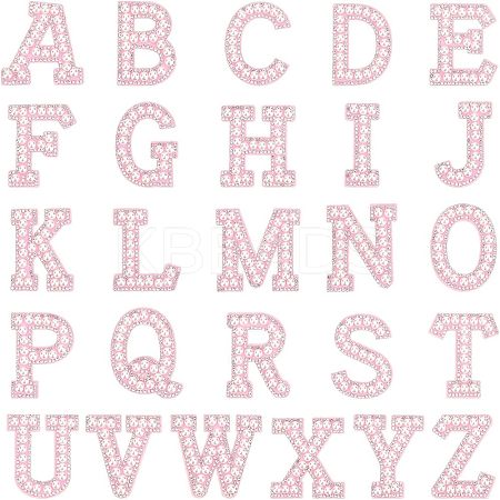 Cloth Hotfix Rhinestone Iron on/Sew on Patches DIY-WH0321-80-1