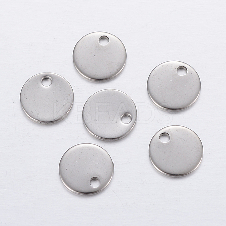 304 Stainless Steel Stamping Blank Tag Pendants X-STAS-P198-68C-1