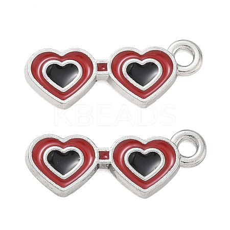 Alloy Enamel Pendants FIND-D044-18P-1