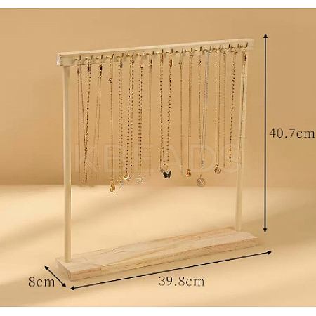 Wooden Necklace Display Stands PW-WG23656-03-1