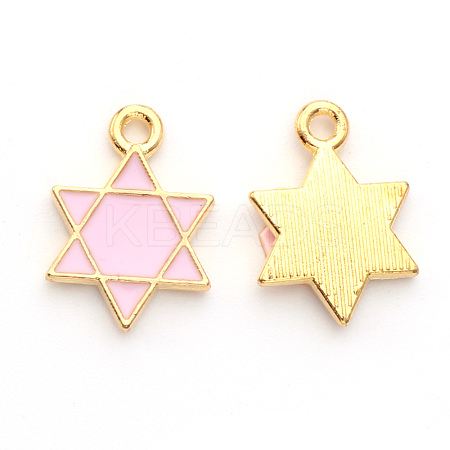 Alloy Enamel Pendants ENAM-S121-025B-1