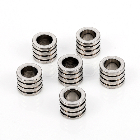 Non-Tarnish 201 Stainless Steel European Beads LS-STAS-I149-33B-1